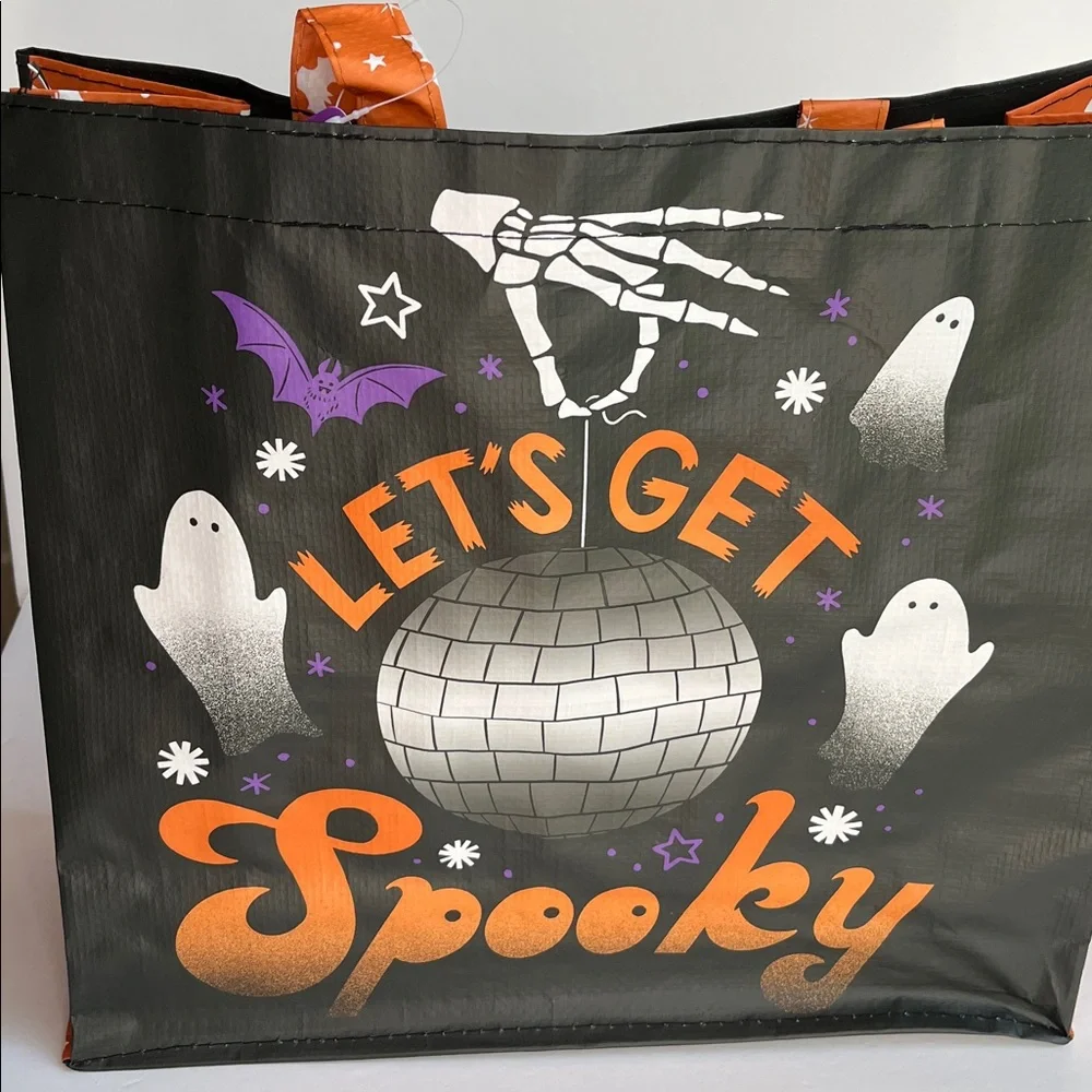 Halloween Tote Bag Let’s Get Spooky World Market NWT